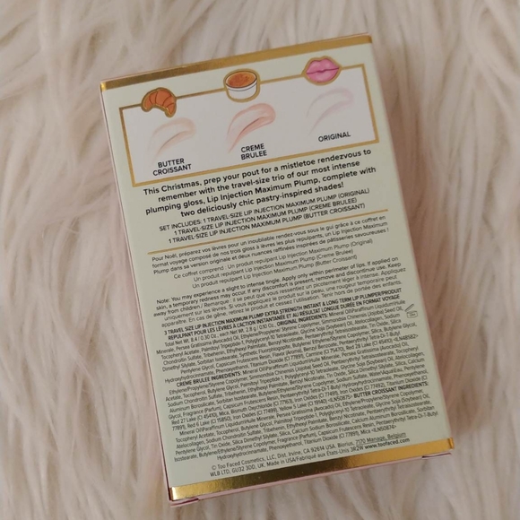 💋FIRM! NWT TOO FACED PLUMPED IN PARIS LIP INJECTION TRIO  BOX SET (LAST ONE AVA - Picture 4 of 7